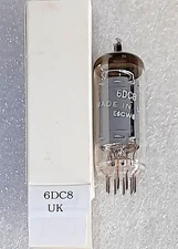 6DC8 unbranded bulk packed NOS Tube, Britain, TV-7D Tested - will combine ship