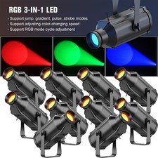 10x 200W Spot Beam Stage Lighting COB Spotlight DMX RGB Bar Party DJ Disco KTV