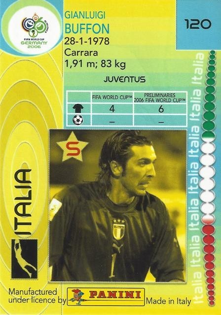 2006 Panini World Cup Germany '06 - Italy (120 - 130) | eBay