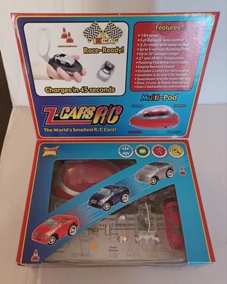 Atomic Toys Z-Cars R/C Series 1 - 1/64 Scale Multi-Pod Silver - New Sealed