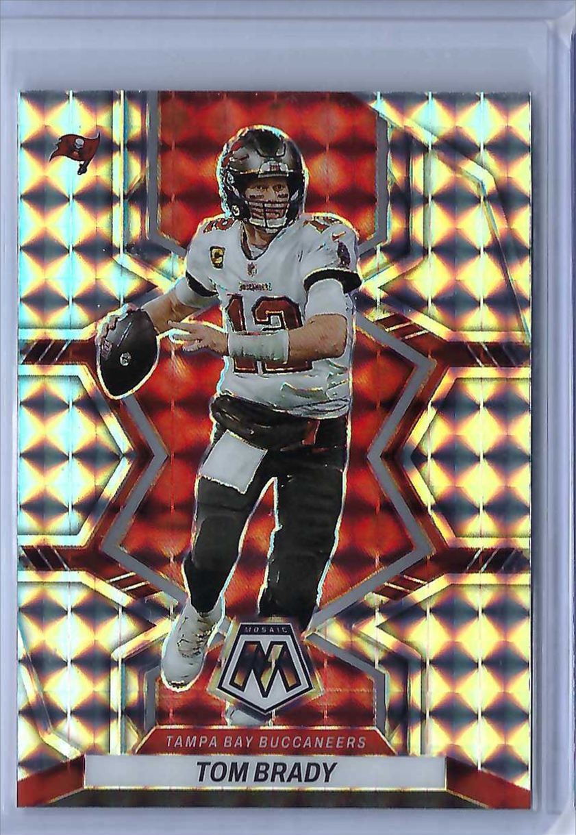 2022 Panini Mosaic Silver Tom Brady #182 Tampa Bay Buccaneers