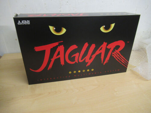 Atari Jaguar Konsole mit Repro Verpackung neuem original Controller TOP - Picture 12 of 18