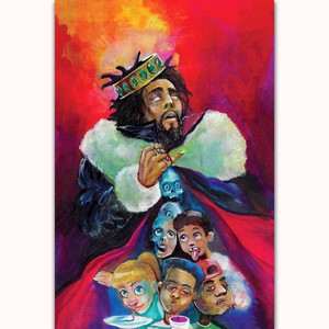 J-Cole-Hip-Hop-K-O-D-Cover-24x36-034-Poster-Silk-Art-Decor-KOD-2018-Rap-Music-Album