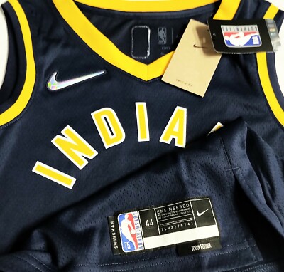 Unisex Jordan Brand Tyrese Haliburton Gold Indiana Pacers Swingman Jersey - Statement Edition Size: Small