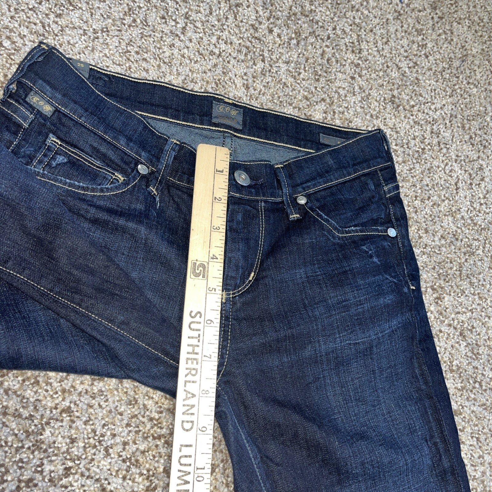 Citizens of Humanity Ava Low Rise Straight Leg Denim Jeans Women 25 (27x33) - View 11