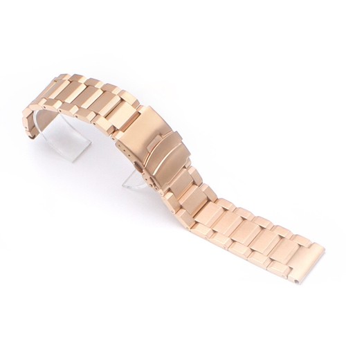 Schnellverschluss Herren 18mm-25mm Gebürstet Uhrenarmband Band Edelstahlarmband - Bild 10 von 10