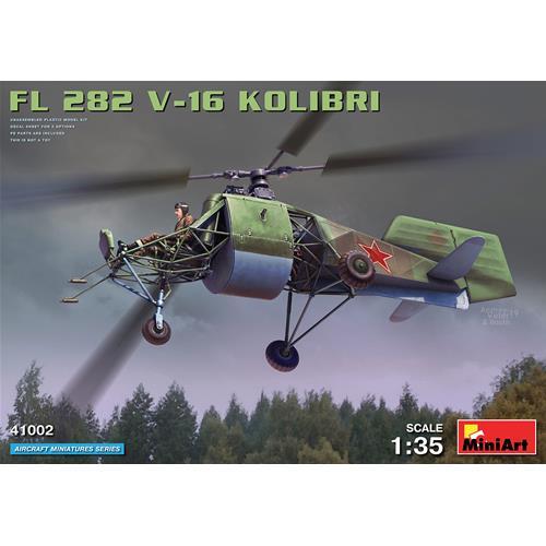 1:35 MINIART Flettner Fl 282 V-16 Kolibri Military Airplane 1941 Kit MA41002 - Foto 2 di 2