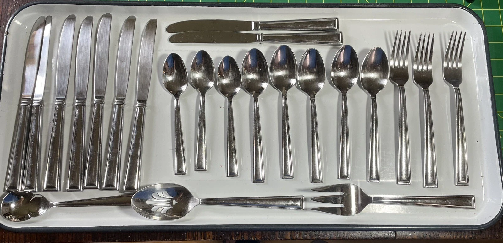 (23) PC Gorham 18/8 Flatware Spoons Forks Knives Serving Pieces Used
