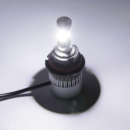 3Sides AUXBEAM Turbo 9004 COB LED Headlight Bulbs Kit High Low Beam 72W 6000K - Picture 2 of 12