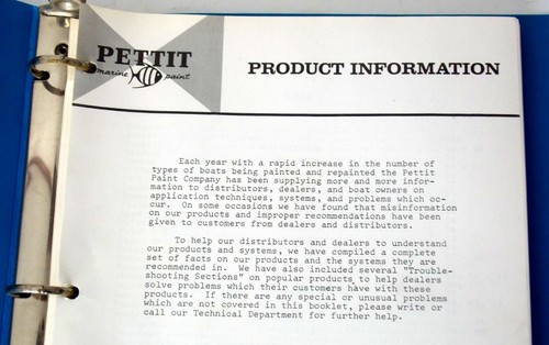 Pettit Marine Paint & Product Information for Boat Finishes & Materials - Picture 2 of 2