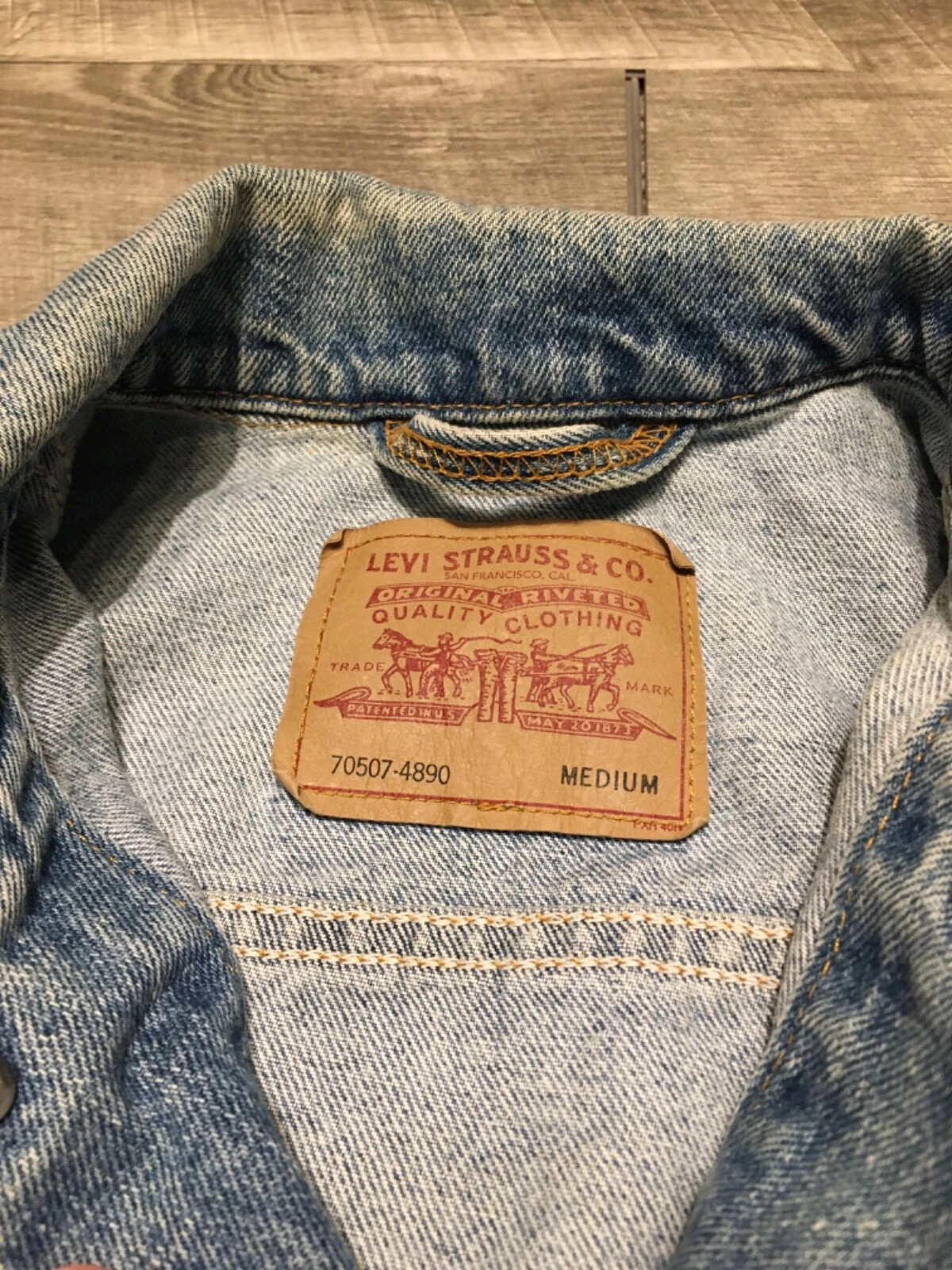 levi's trucker coat vintage jacket