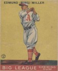 1933 Goudey Big League Chewing Gum - Bing Miller #59