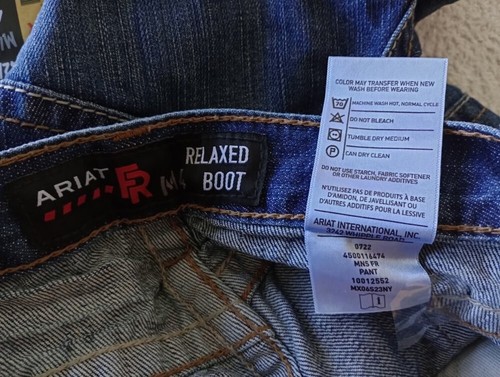 ARIAT M4 FR Arbeitsjeans *Gr. 35 Bundweite x 36 Bein* Relaxed Basic Boot Cut MESSEN - Bild 11 von 11