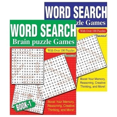 Word Search Crossword Sudoku mega Brain puzzle books A4/A5 Sizes Set of 2 Books - Picture 7 of 30