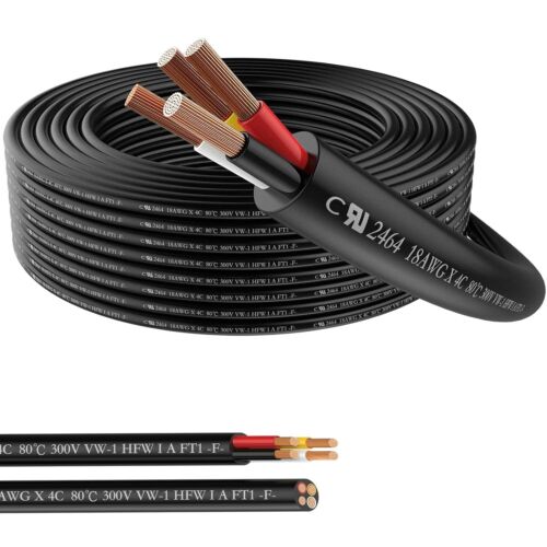 UL Listed 18 Gauge Stranded Wire 100 FT PVC Sheathed for Safe Connections - Picture 3 of 9
