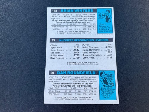 1980-81 TOPPS BASKETBALL STARS PICK CARDS YOU WANT NM-MINT - Picture 283 of 311