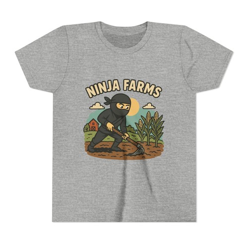 Stealth Farming: Ninja at Work - Youth T-Shirt - Picture 6 of 25