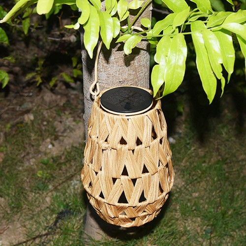 Outdoor Solar Lantern LED Lamp IP65 Waterproof Auto On/Off Simple Installation  - Bild 4 von 17