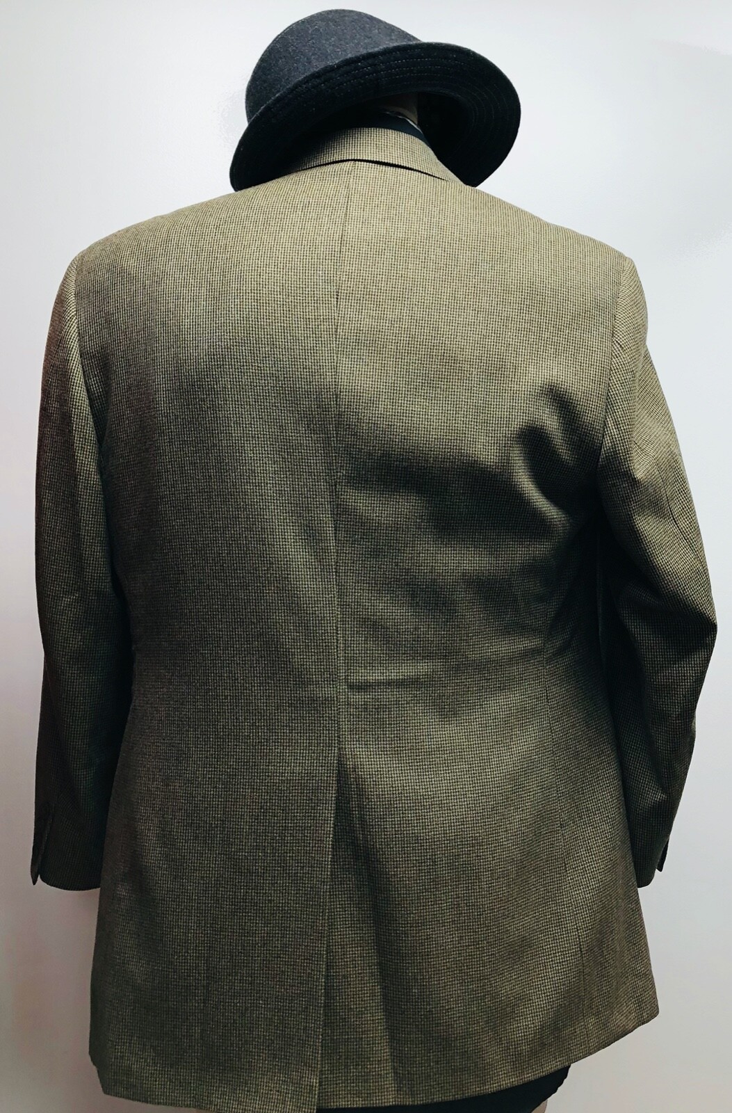 SOUTHWICK Vintage 42R Classic WOOL Brown & Tan Ho… - image 4