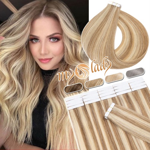 Highlight Tape in Human Hair Extensions Remy Hair Thick 60PCS 150G Full Head TOP | eBay Highlight Tape in Human Hair Extensions Remy Hair Thick 60PCS 150G Full Head TOP | eBay
