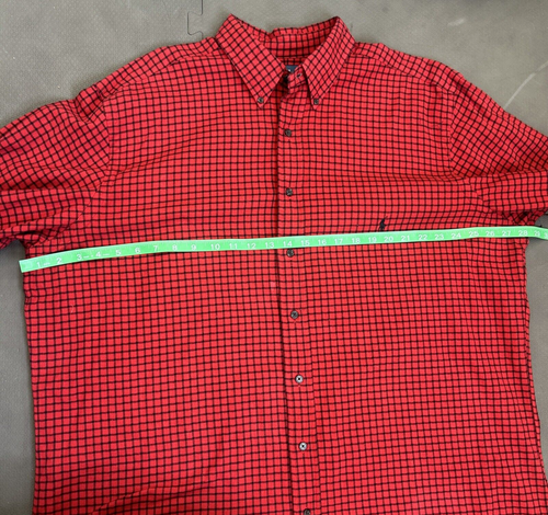 Ralph Lauren Classic Fit XLT TALL Red Black Plaid Flannel 100% Cotton BnftsChrty - Picture 6 of 10