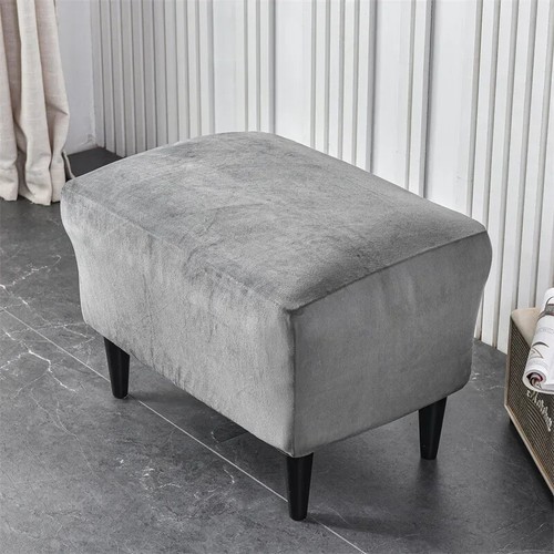Velvet Wing Chair Cover Wingback Chair Slipcovers Single Armchair Sofa Cover - Picture 43 of 44