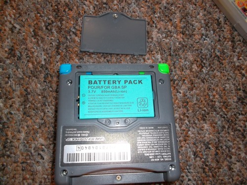 gameboy advance sp mit neuemGehäuse+USB-Ladekabel - Bild 2 von 3