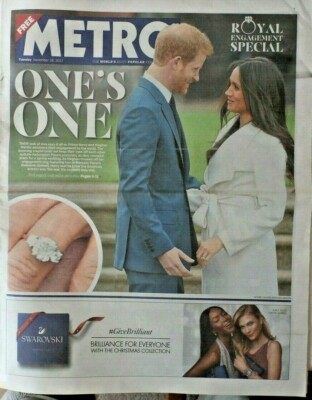 Metro Royal Engagement Special 28. November 2017 Prinz Harry & Meghan Markle