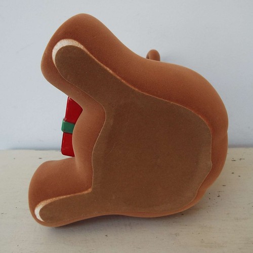 Bath & Body Works Christmas Teddy Bear Present Flocked Candle Holder 2024 - Picture 6 of 6