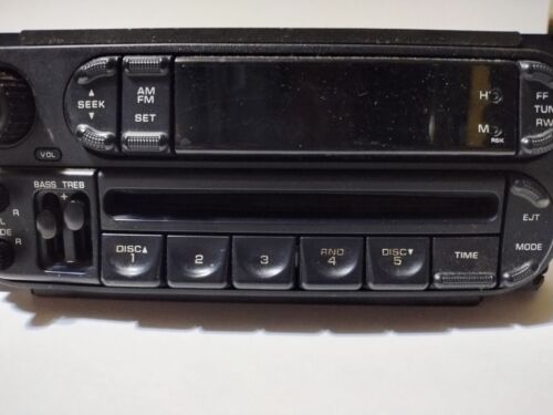 GENUINE CHRYSLER JEEP DODGE CD PLAYER STEREO RADIO P56038589AN - WORKS!!! - Picture 3 of 12