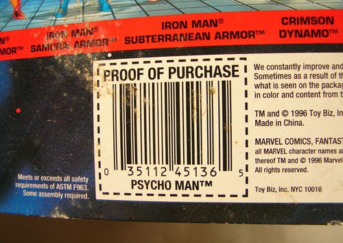 MARVEL Legends Fantastic Four PSYCHO MAN 6" TOY BIZ MOC 1222 - Picture 3 of 3