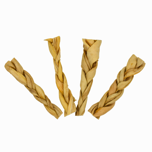 Lamb Headskin Twists Dog Treat Chews Braided Sticks 100% Natural Air Dried - Picture 2 of 5