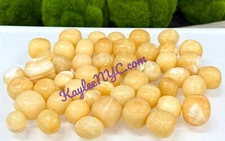 Wholesale Lot 2 Lbs Natural Orange Calcite Tumble Crystal Healing Energy