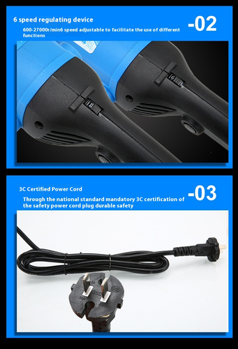 Car Polishing Machine Multi-Function Speed Regulation Car Beauty Power Tool Wax - Picture 13 of 22