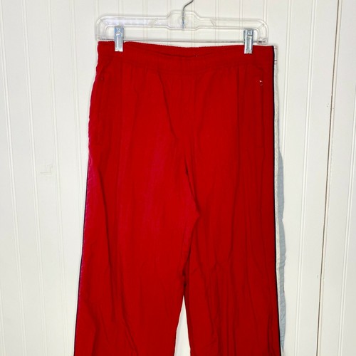 AMERICAN EAGLE AEO Performance Red Athletic Track Pants Pockets Ankle Zippers S - Picture 2 of 12