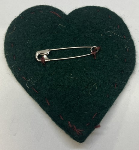 ๐ Keepsakes Fabric Heart Pin LONGABERGER/DRESDEN FREE SHIPPING - Picture 3 of 7