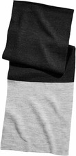 New Alfani Mens Winter Blanket Muffler Scarf, Black/Carcoal/Grey, O/S