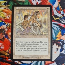 MTG Reverent Mantra ENG NM Mercadian Masques 1999 Magic the Gathering OG Card