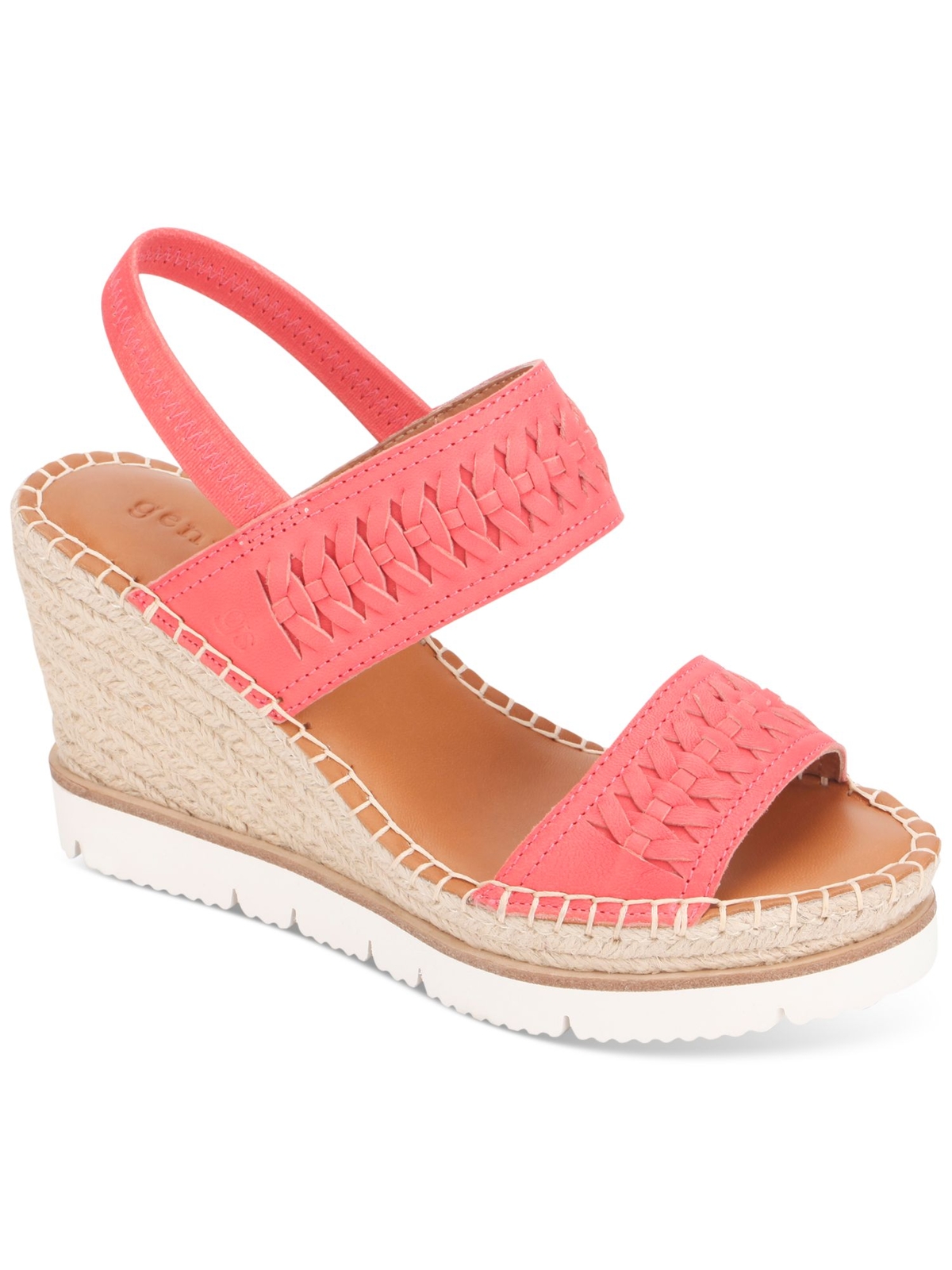 GENTLE SOULS KENNETH COLE Женские коралловые босоножки на танкетке и платформе 1-1/2 7