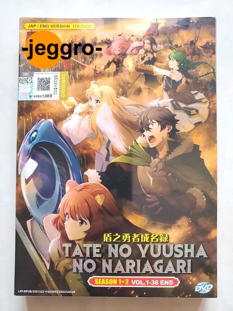 DVD Anime Tate No Yuusha No Nariagari Season 1+2 (1-38 End) English, All  Region