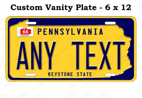 PLACA PERSONALIZADA ESTATAL PENNSLYVANIA 66' DE COLECCIÓN para BICICLETA ATV AUTOMÁTICA, etc. - Imagen 2 de 28