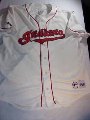 MAJESTIC GENUINE MERCHANDISE CLEVELAND INDIANS JERSEY SIZE