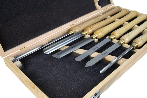 WEN CH15 6-Piece 16-to-22-Inch Artisan Chisel Set with High-Speed Steel Blades - Picture 2 of 3