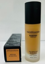 bareMinerals BAREPRO Wear Skin-Perfecting Liquid Foundation Medium 35 Neutral