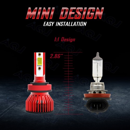 For Pontiac G6 2005-2007 6000K LED Headlight High Low Beam Fog Light Bulbs Combo - Picture 3 of 15