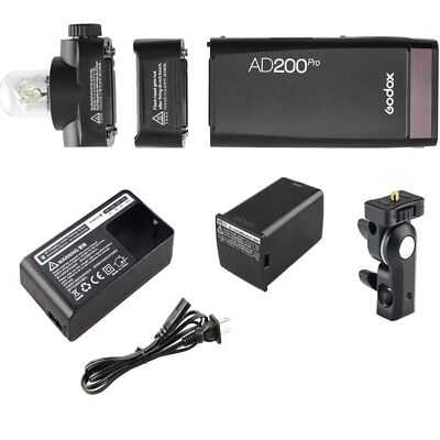 Godox AD200 Pro AD200Pro Flash for Sony Canon Nikon Fujifilm