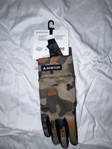 NEW Burton Kids' Touch N Go Liner Gloves Size  M Camo F233 - Picture 1 of 6