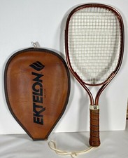 Wilson Force 250 Racquetball Racket C085 3 7/8 Leather Wrap Grip Bronze w/Cover