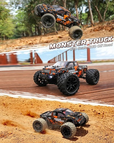 Fast 1/18th Scale Remote Control Truck – Durable Off-Road Action with LED Lights - Picture 5 of 8