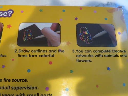 Neu Regenbogen Kratzbücher Schablonen Kreative Kunst Spaß Kinder Pigipigi - Bild 3 von 3